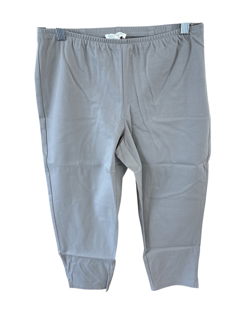 Eileen Fisher Stone Elastic Waist Pants
